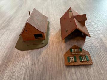 Set van 2 modelhuisjes voor N-spoor beschikbaar voor biedingen