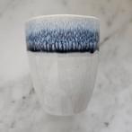 Butlers mok glazuur reactief wit blauw zwart groot kopje cup, Ophalen of Verzenden, Zo goed als nieuw, Overige stijlen, Kop(pen) en/of Schotel(s)