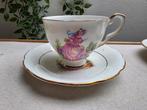 Engels porseleinen kop en schotel bone china, Ophalen of Verzenden, Zo goed als nieuw, Kop en/of schotel