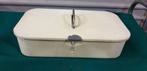 schoen poets kist emaille creme geschilderd, Ophalen of Verzenden, 'T Olde Gre-j, Info@toldegrej.nl, Endepoelstraat 20f Didam