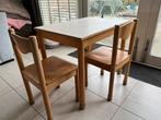Vintage Schilte schooltafel incl. 2 stoelen, Ophalen, Gebruikt, Tafel(s) en Stoel(en)