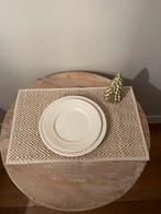 Placemats (6) geweven stof beige/ecru 55x35, Ophalen, Zo goed als nieuw, Overig