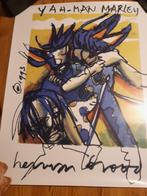 Originele litho van Herman Brood met echtheidsverklaring, Ophalen of Verzenden