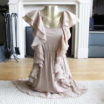 Beige H&M Jurkje (S) € 20,- beschikbaar voor biedingen