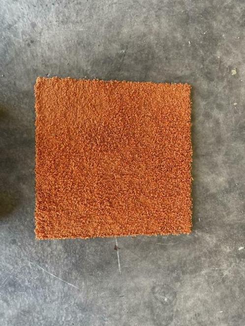 Tapijttegels Oranje Nieuw 50 x 50 cm hoogpolig €1,00, Huis en Inrichting, Stoffering | Vloerbedekking, Nieuw, Tapijttegels, Overige kleuren
