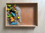 Houten speelgoed bak met kinetisch zand, Ophalen of Verzenden, Gebruikt, Jongen of Meisje