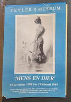 Poster Teylers Museum Haarlem Mens en Dier, Ophalen of Verzenden, A1 t/m A3