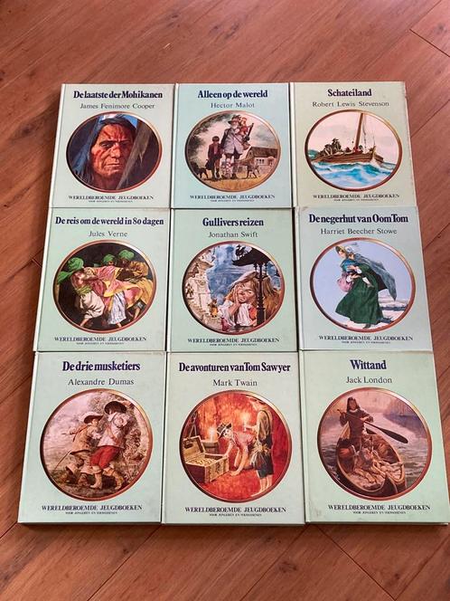 Wereldberoemde jeugdboeken 9 stuks, Boeken, Partijen en Verzamelingen, Gelezen, Ophalen