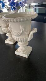 Mooie zware oude ijzeren vazen/potten (set van 2), Ophalen