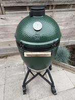 Big Green Egg met integrated handler, Tuin en Terras, Houtskoolbarbecues, Ophalen, Zo goed als nieuw, Big Green Egg (origineel)