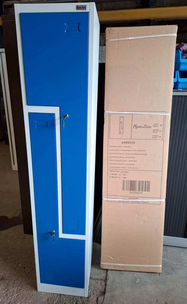 Nieuwe metalen locker/kledingkasten, Huis en Inrichting, Kasten | Roldeurkasten en Archiefkasten, Nieuw, 150 tot 200 cm, Minder dan 50 cm