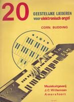 CORN. BUDDING - 20 GEESTELIJKE LIEDEREN, Muziek en Instrumenten, Bladmuziek, Orgel, Gebruikt, Ophalen of Verzenden, Artiest of Componist