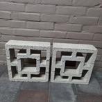 Decoratie stenen 30x30cm, Ophalen, Gebruikt, Beton