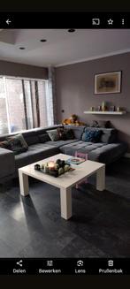 Te koop aangeboden bankstel met hocker en 6 eetkamerstoelen, Ophalen of Verzenden