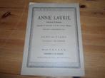 Annie laurie - arr. Liza lehmann, Muziek en Instrumenten, Bladmuziek, Zang, Gebruikt, Ophalen of Verzenden, Artiest of Componist