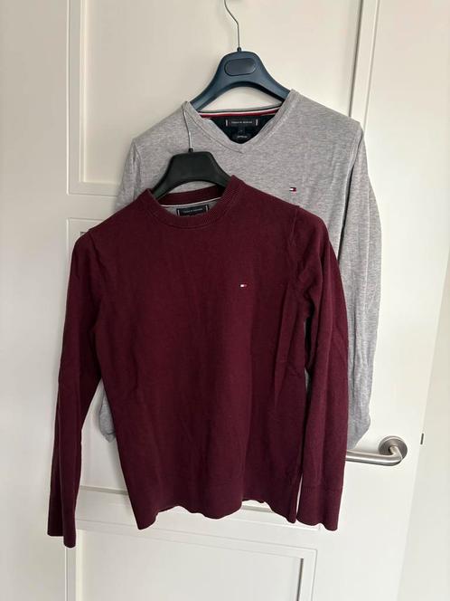 2 Tommy Hilfiger truien, Kleding | Heren, Truien en Vesten, Zo goed als nieuw, Grijs, Ophalen of Verzenden