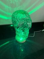Mooie nieuwe skull lamp, Ophalen, Nieuw, Glas, Minder dan 50 cm