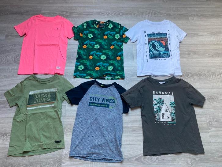 Merkkleding pakket jongen maat 134/140, Kinderen en Baby's, Kinderkleding | Maat 140, Gebruikt, Jongen, Shirt of Longsleeve, Ophalen of Verzenden
