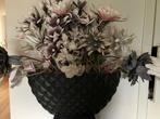 Hele grote vaas met bloemen, Ophalen of Verzenden, Zo goed als nieuw