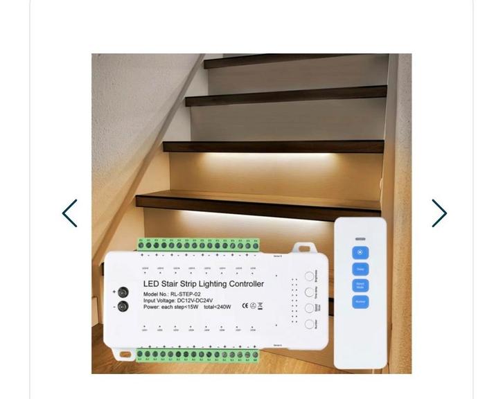 LED Trapverlichting Controller Set, Doe-het-zelf en Verbouw, Bouwverlichting, Nieuw, Lamp met armatuur, Minder dan 50 watt, Ophalen of Verzenden