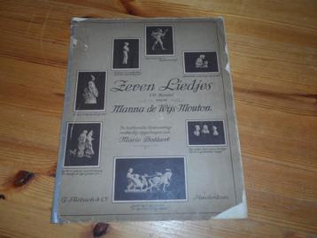 Zeven liedjes - manna de wijs mouton - bundel 1, 2 beschikbaar voor biedingen
