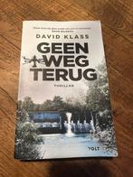 David Klass - Geen weg terug, Ophalen of Verzenden, Gelezen, David Klass