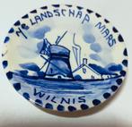Wilnis 2 zeer oude Delfts blauwe bordjes, Antiek en Kunst, Antiek | Keramiek en Aardewerk, Ophalen of Verzenden