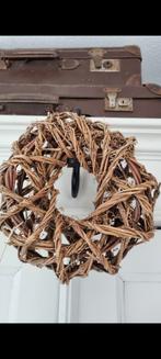 ZWARTE METALEN HOUDER VOOR KRANS, Huis en Inrichting, Ophalen of Verzenden, Zo goed als nieuw