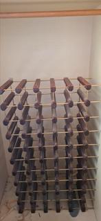 Groot vintage wijnrek, Ophalen, Gebruikt, 25 flessen of meer, Metaal