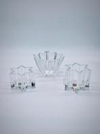 Kristallen Waxinelichthouders Ster Vorm - Set van 3, Huis en Inrichting, Ophalen of Verzenden