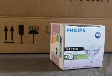 Philips Master Value LED Spot GU5.3 MR16 7.5W 660lm - 10 st. beschikbaar voor biedingen