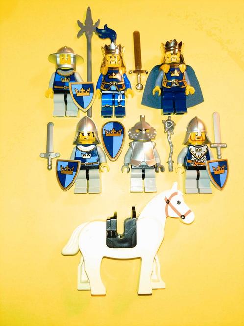LEGO CASTLE FANTASY ERA CROWN KNIGHTS FIGUREN/POPPETJES, Kinderen en Baby's, Speelgoed | Duplo en Lego, Zo goed als nieuw, Lego
