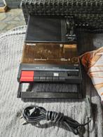 Mooie vintage Philips D 6350 draagbare cassetterecorder...., Audio, Tv en Foto, Cassettedecks, Ophalen of Verzenden, Enkel, Philips
