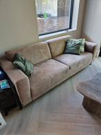 Bankstel bruin, Huis en Inrichting, Ophalen, Gebruikt, Driepersoons, 75 tot 100 cm