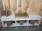 Grote sidetable, Huis en Inrichting, Tafels | Sidetables, Ophalen, 200 cm of meer, Zo goed als nieuw, 25 tot 50 cm