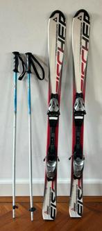 Ski’s 120cm en stokken Fischer, 100 tot 140 cm, Ophalen of Verzenden, Carve, Skiën