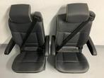 2 Leren Camperstoelen + isofix zelfbouw Camper,Bus,Oldtimer., Caravans en Kamperen, Ophalen, Zo goed als nieuw