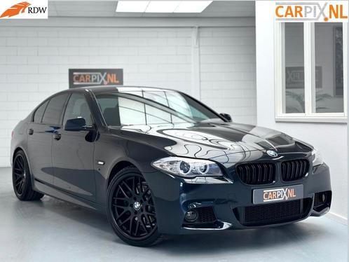 BMW 5 Serie 520i M-sport, 20", Leder, Middernachtzwart, Auto's, BMW, Bedrijf, Te koop, 5-Serie, ABS, Airbags, Airconditioning