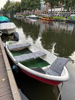 Grachtenboot - Terhi 385 met 4 pk Suzuki buitenboordmotor, Ophalen, Gebruikt, Tot 10 pk, 3 tot 6 meter