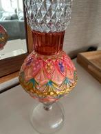 Handgemaakte vintage glazen kandelaar, Huis en Inrichting, Woonaccessoires | Kandelaars en Kaarsen, Overige materialen, Ophalen of Verzenden