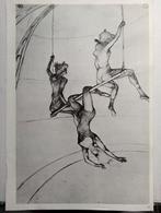 Offset prent Trapeze acrobaten circus Henri Toulouse-Lautrec, Antiek en Kunst, Ophalen of Verzenden