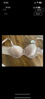 Elomi t shirt bh maat 105dd model  hermione, Verzenden, Beige, BH