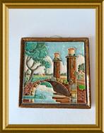 Porceleyne Fles cloisonné tegel Delft Rijswijk Brug Sion, Ophalen of Verzenden