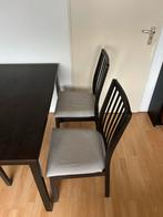 Nette diner tafel met stoelen, Ophalen, Zo goed als nieuw, Rechthoekig, 50 tot 100 cm