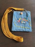 tasje spijkertas jeanstas borduurwerk gehaakt, Overige merken, Info@kinderworkshops-petra-dongen.nl, Overige kleuren, Nieuw