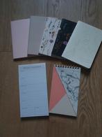 Set van kleine notitieboekjes en 1 weekly planner, Diversen, Schrijfwaren, Nieuw, Ophalen of Verzenden