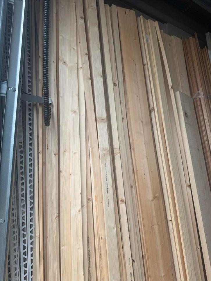 Nieuwe balken, planken en latten te koop!, Doe-het-zelf en Verbouw, Hout en Planken, Nieuw, Overige typen, Vuren, Minder dan 200 cm