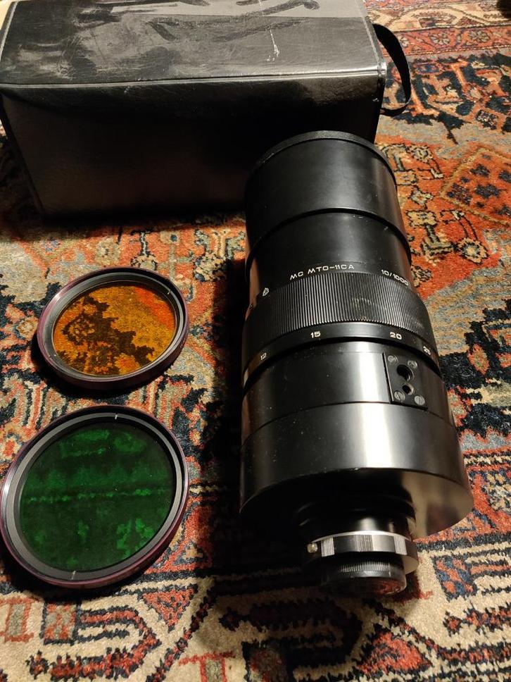 Maksutov MTO-11CA 1000mm F10 + 2 filters - Zeer Netjes!, Audio, Tv en Foto, Fotografie | Lenzen en Objectieven, Zo goed als nieuw
