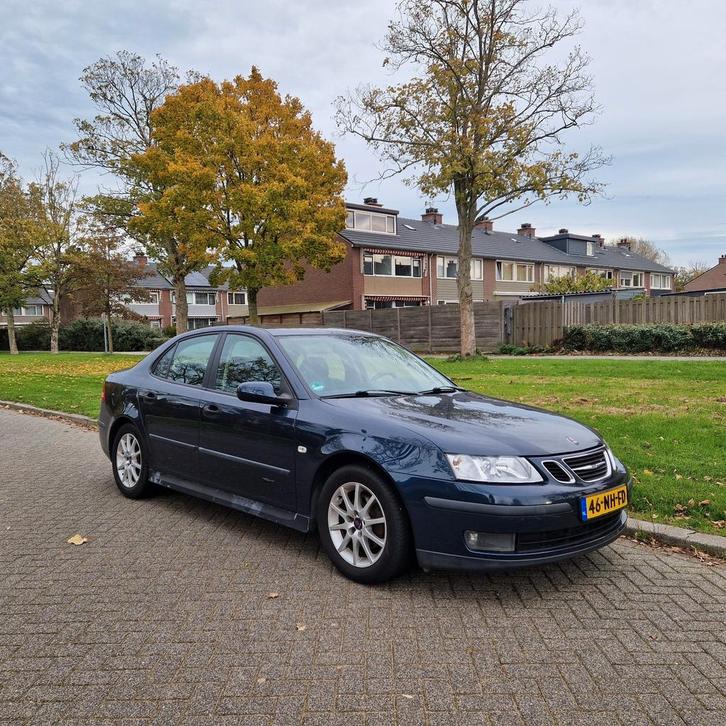 Saab 9-3 1.8 T Sport Sedan 2003 Blauw, Airco,Cruise controle, Auto's, Saab, Particulier, Saab 9-3, ABS, Benzine, Euro 4, C, Sedan