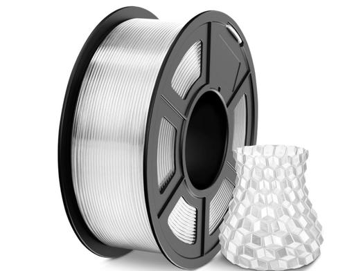 Nieuw! PETG transparant clear filament 3D printer 1kg, 1,75m, Computers en Software, 3D-printerbenodigheden, Nieuw, Ophalen of Verzenden